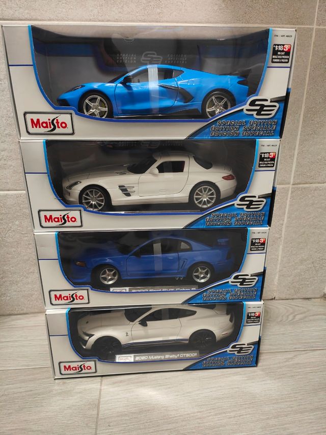 4 Miniaturas Maisto 1:18