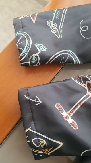 Chaqueta impermeable con forro polar niño