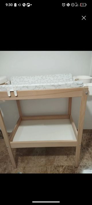 Cambiador bebé - madera