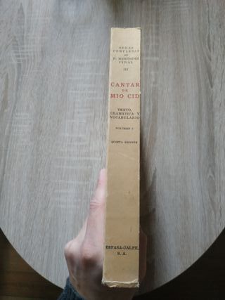 Cantar de Mío Cid. Texto, gramática y vocabulario