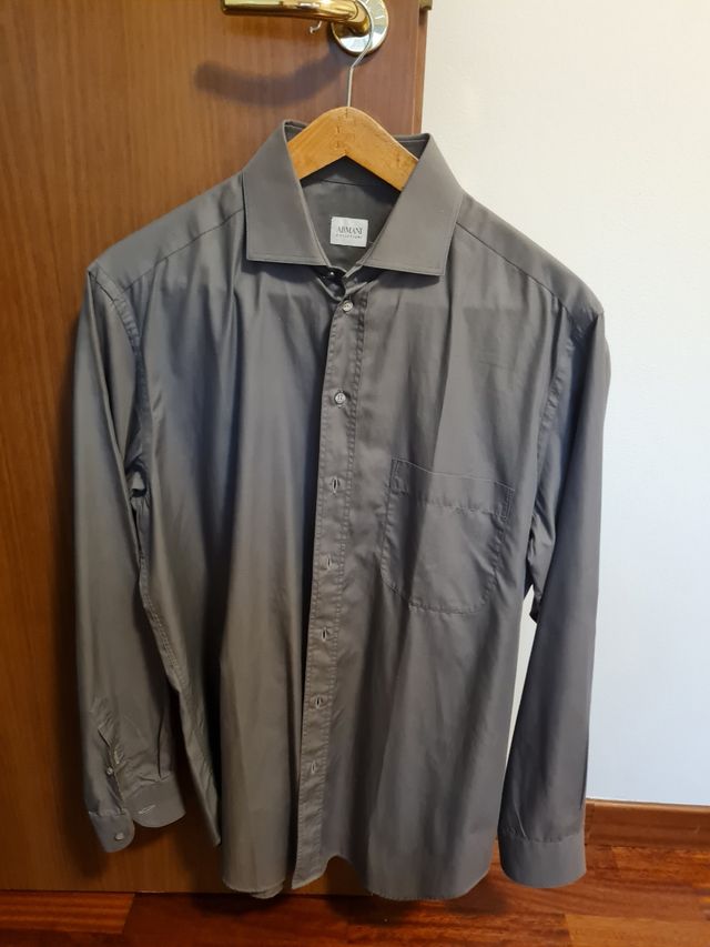 Camicia Armani Collezioni Grigia Uomo
