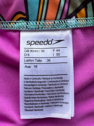 Bañador Speedo multicolor