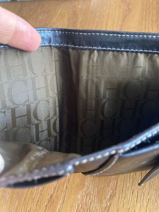 Cartera Carolina Herrera beige