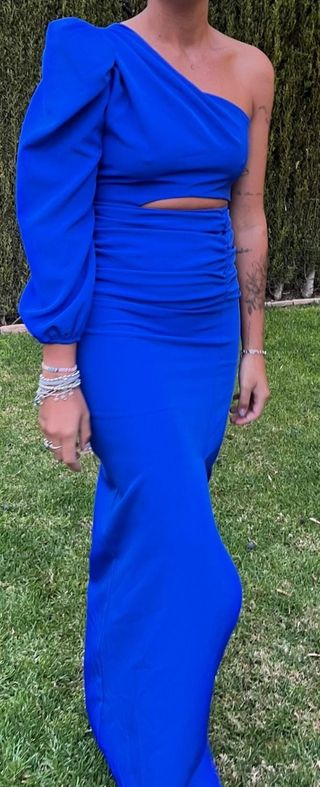 Vestido gala azul - Talla única