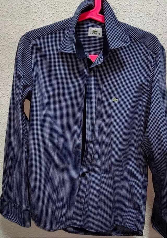 Camisa Lacoste manga larga talla 39.
