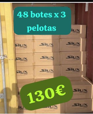 48 botes Siux Match Pro x3 pelotas