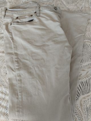 Levi's - Pantalones vaqueros gris clarito 