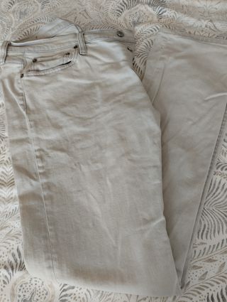 Levi's - Pantalones vaqueros gris clarito 
