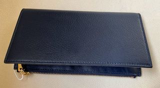 Portafoglio Intrend by Max Mara, colore blu Pelle