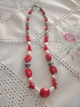 Lotto di 9 collane vintage anni 80 in perfette con