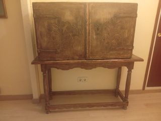 Mueble vintage madera antiguo
