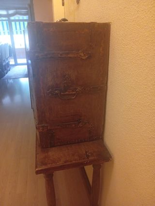 Mueble vintage madera antiguo
