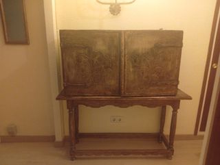 Mueble vintage madera antiguo