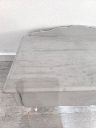 Mesita gris madera - Estilo provenzal