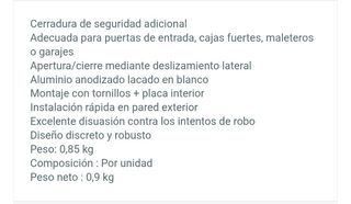 Cerradura Thule para autocaravana