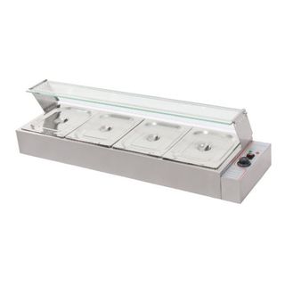 Vitrina caliente al baño maría - EUTRON