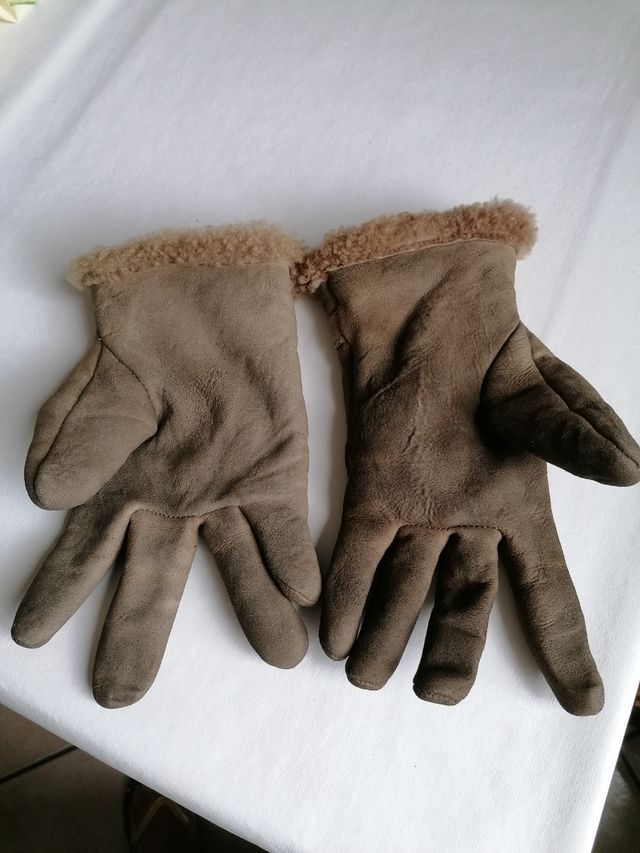 Guanti montone - beige