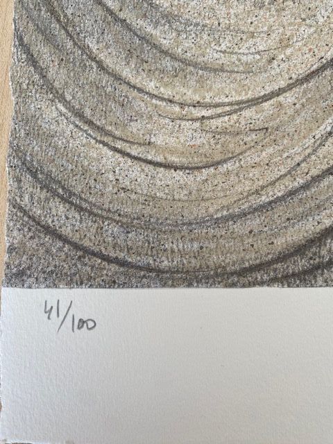 Litografía Subirachs: 41/100