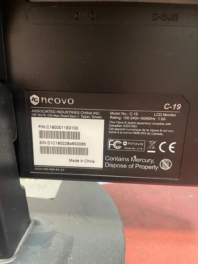 Monitores blancos - Pack x2/negro