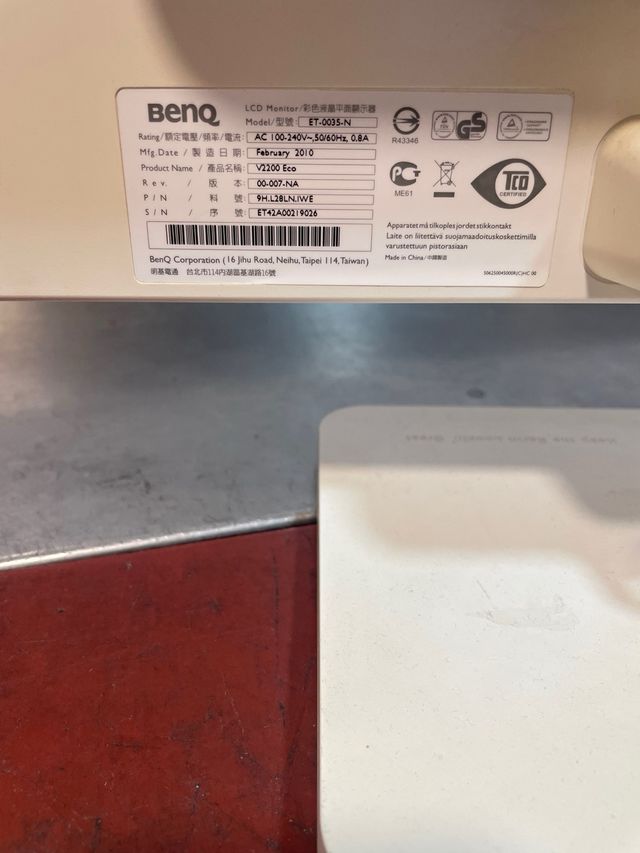 Monitores blancos - Pack x2/negro