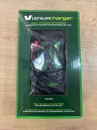 Cargador Litio 12V-2Ah VLITHIUM