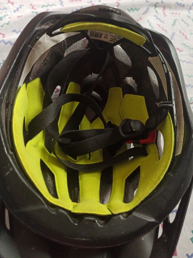 Casco bici BTWIN - Negroverde