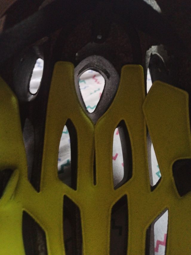 Casco bici BTWIN - Negroverde