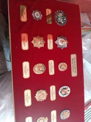 Insignias Policía Española (12 uds) 1920