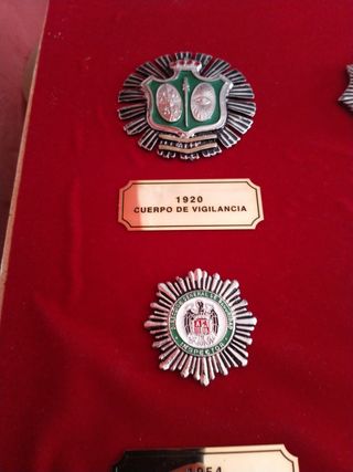 Insignias Policía Española (12 uds) 1920
