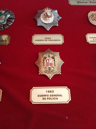 Insignias Policía Española (12 uds) 1920