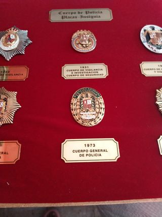Insignias Policía Española (12 uds) 1920
