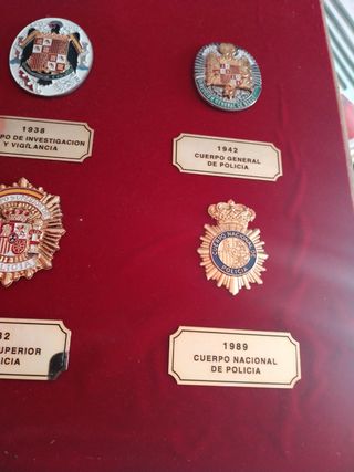 Insignias Policía Española (12 uds) 1920