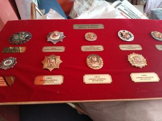 Insignias Policía Española (12 uds) 1920