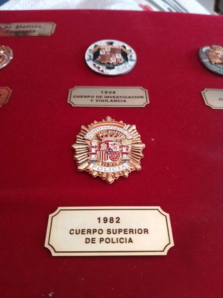 Insignias Policía Española (12 uds) 1920