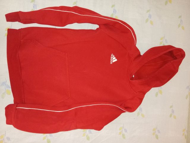 Sudadera Adidas roja talla XS