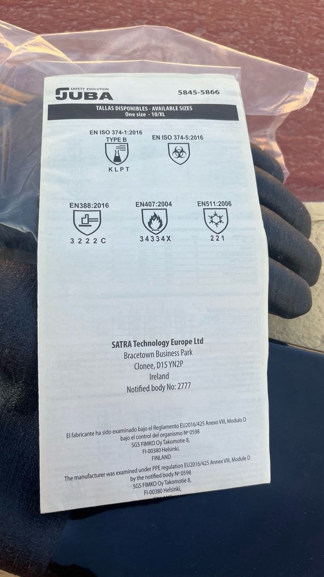 Guantes Neopreno Negro 45cm NEOTHERM