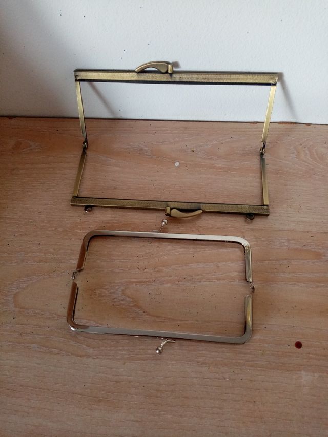 Boquillas para bolso: oro viejo y plateado