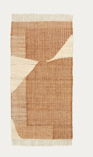 Alfombra Cabanes - Yute Beige/Marrón