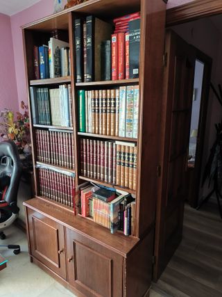 Librería madera maciza