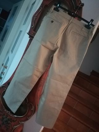 Pantaloni beige Paper donna