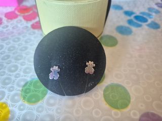 Pendientes Tous Oso Plata