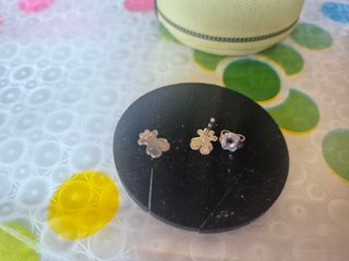Pendientes Tous Oso Plata