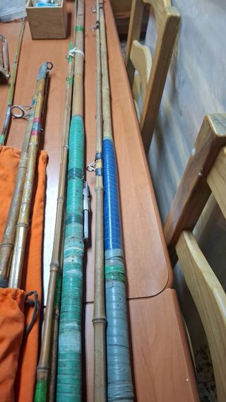 Lote de Cañas y Carretes Pesca