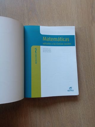 Matemáticas aplicadas a las ciencias sociales 2...