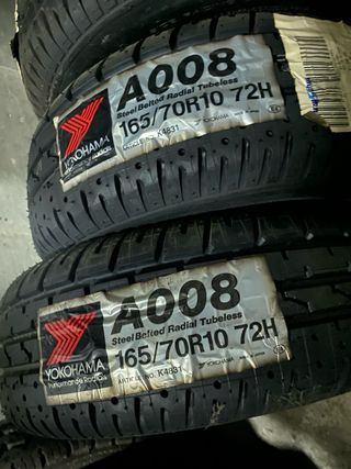 Michelin TB5, Yokohama Pirelli Toyo, clavos...
