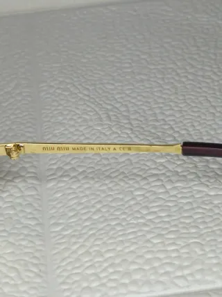 Occhiali da sole Miu Miu - Marroni e Oro