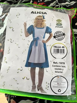 Disfraz Alicia País Maravillas Talla 48