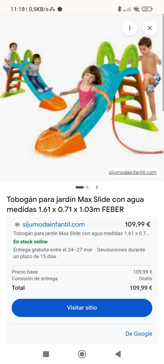 Tobogán Feber + Moto Chicco