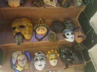 Mascaras venecianas,africanas,asiaticas vintage -