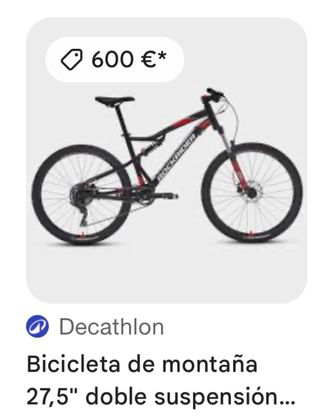 ANTES 449€. ROCKRIDER 27,5" ST 530 S